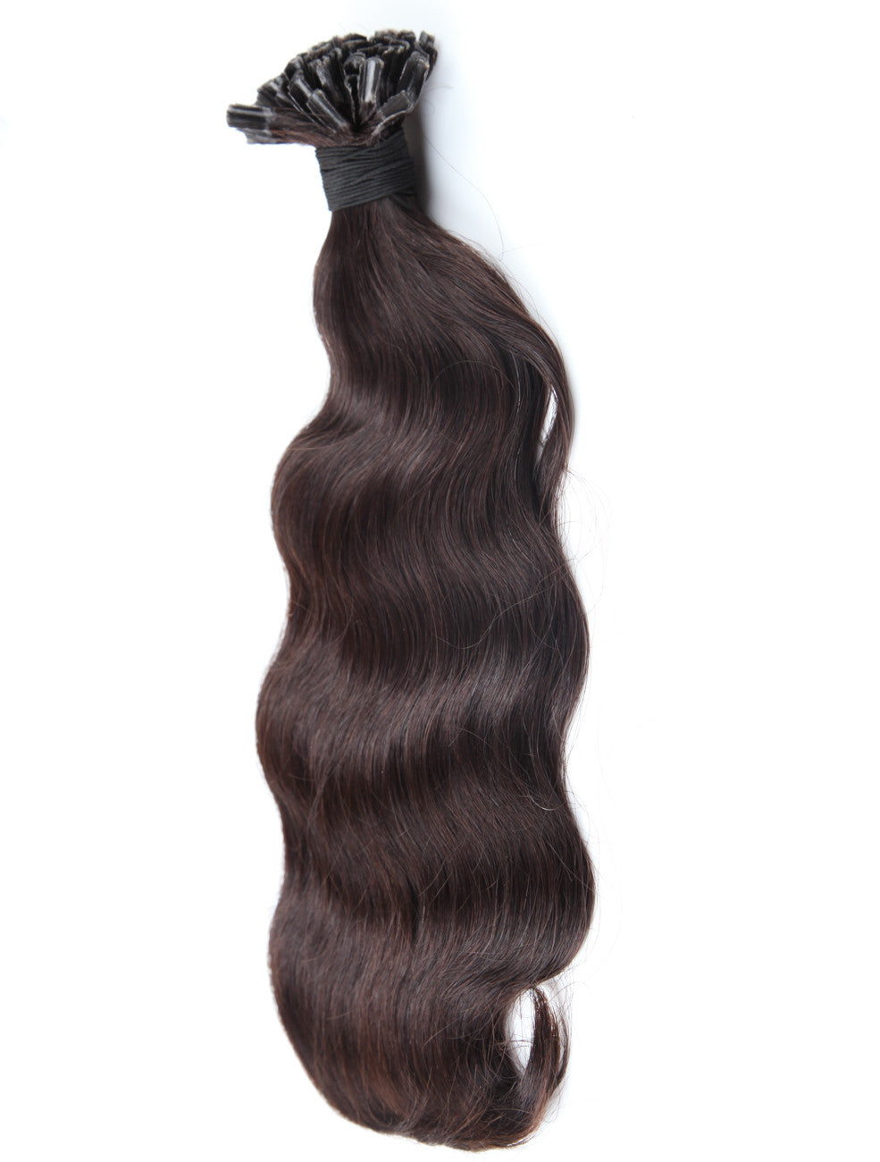 NATURAL BLACK KERATIN HAIR EXTENSIONS - 2