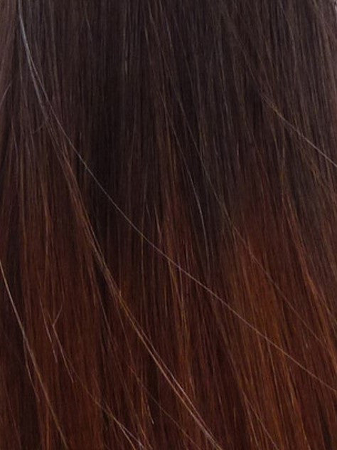 CHESTNUT OMBRE CLIP IN HAIR EXTENSIONS